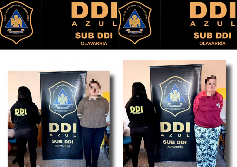 Detuvieron a dos mujeres que eran parte de una banda extorsiva